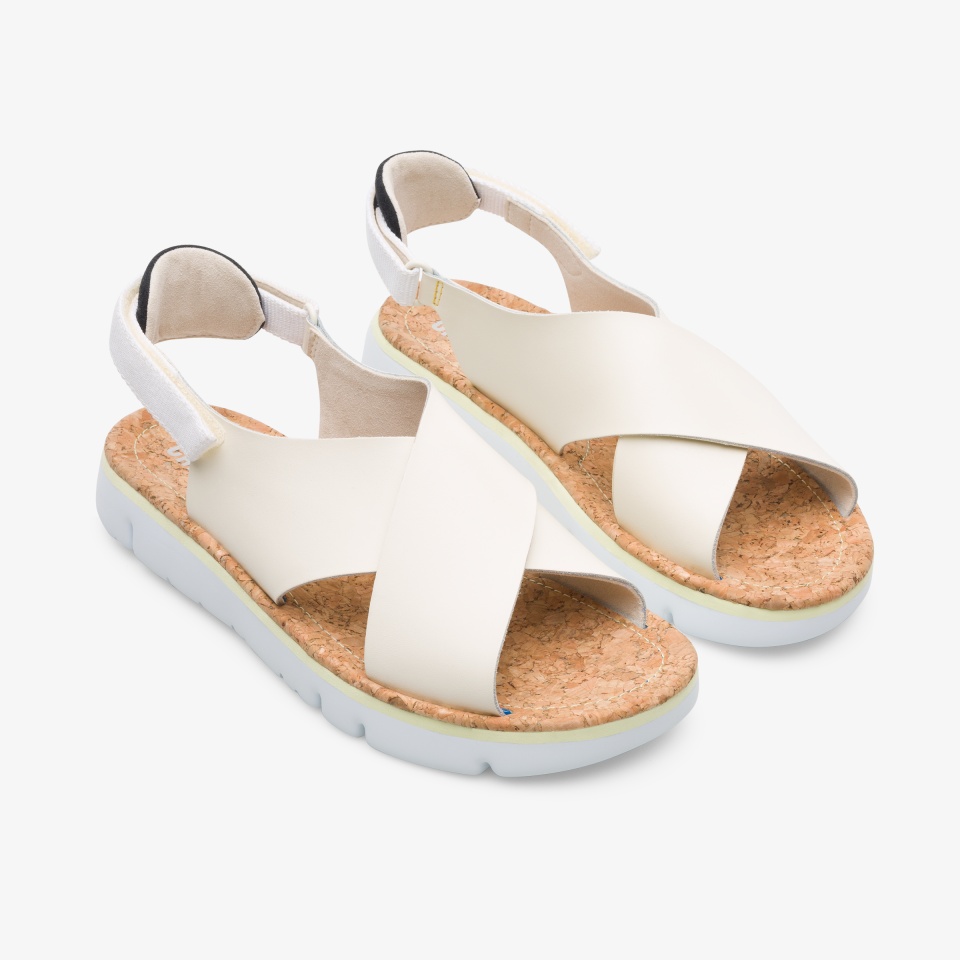 Sandalias Camper Oruga Mujer - Blancas | Camper Online + 5631NUCAE